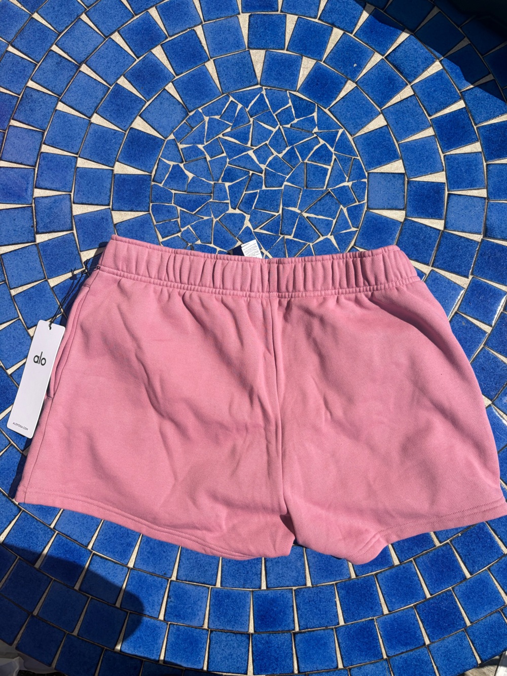 Alo Yoga Accolade Wild Rose Pink Sweatshirt & Short Set NWT Size Medium - Picture 5 of 9